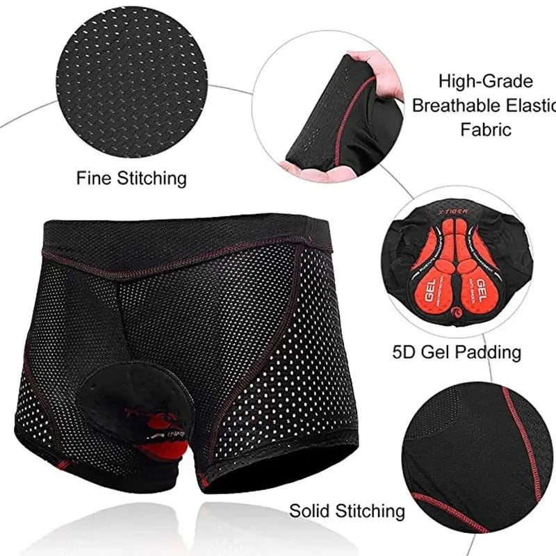 RoadMate™ 5D Breathable Non-Slip Bike Shorts