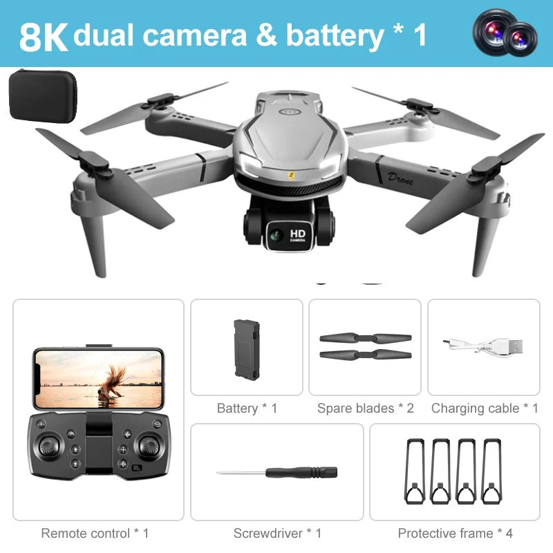 FlyVision™ 8K Drone | Dual-Camera 5G