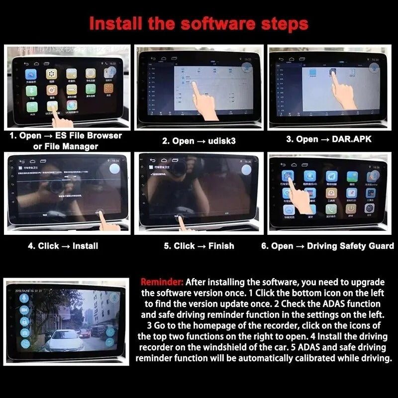 DriveGuard™ 1080P ADAS Dash Cam