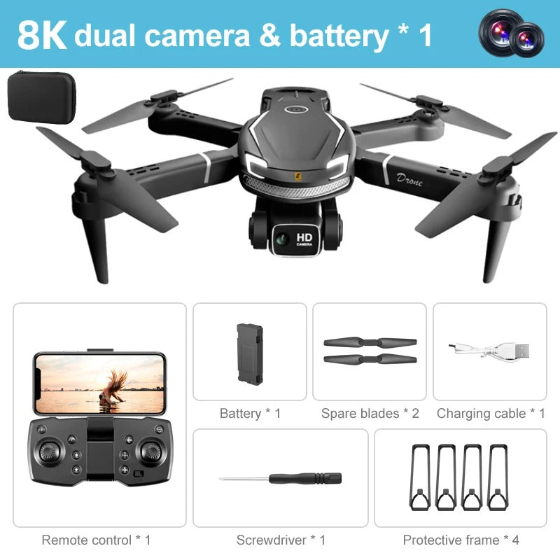 FlyVision™ 8K Drone | Dual-Camera 5G